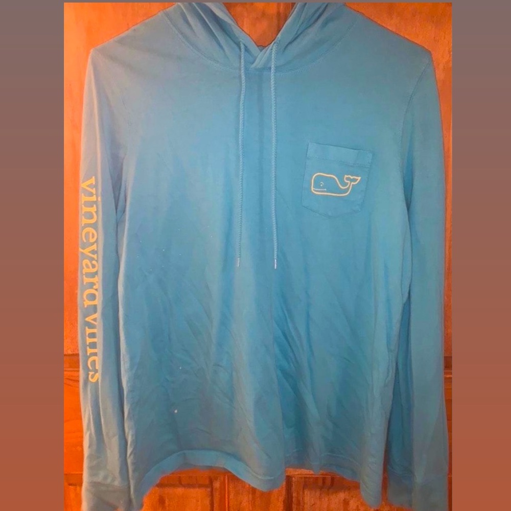 Vineyard Vines teal blue pullover